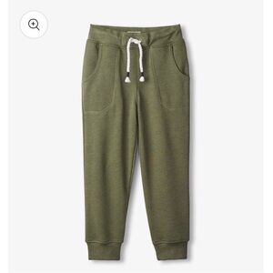 Hatley Olive Green Kids Jogger Pants